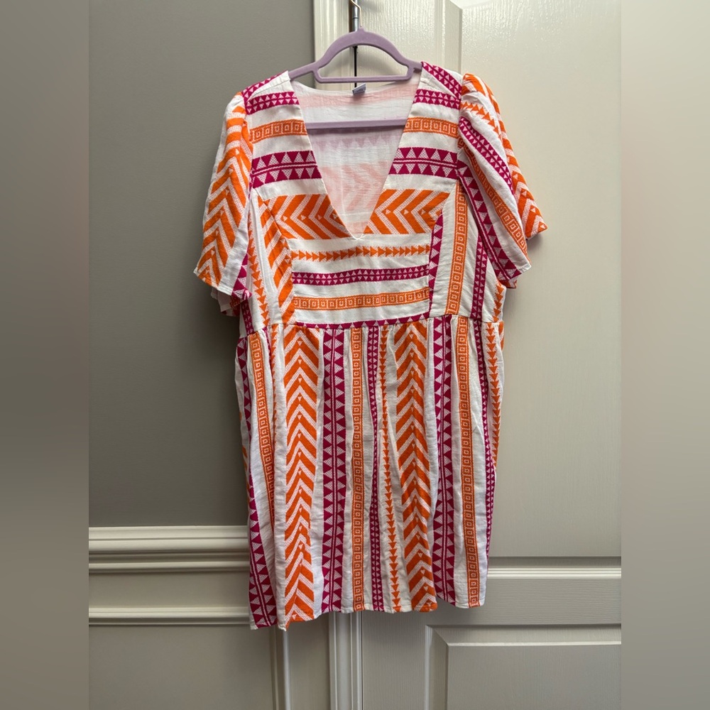 Women’s Old Navy patterned A-line dress